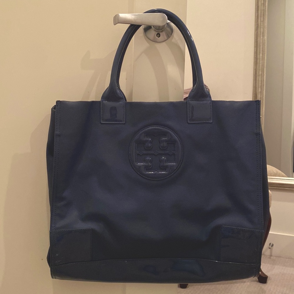 Canvas Tory Burch tote bag